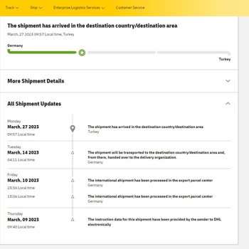 DHL Guess. EU Mont Siparişim 1 Sene Sonra Gelecek Gibi Gözüküyor...