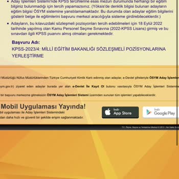 ÖSYM Ais 'Den Tercih Yapamıyorum