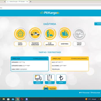 PTT Kargo Kredi Kartı Ve Banka Kartı Teslimatı