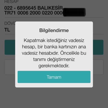 Garanti Bankası Hesap Kapatma