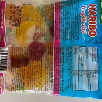 Haribo Jelibon İçinde Siyah Bir Cisim Olması Ve Paket İçerik Hatası
