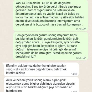 Nedefit Değişim Konusunda Yapılan Muamele