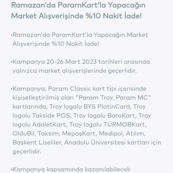 Paramkart Sözünde Durmuyor