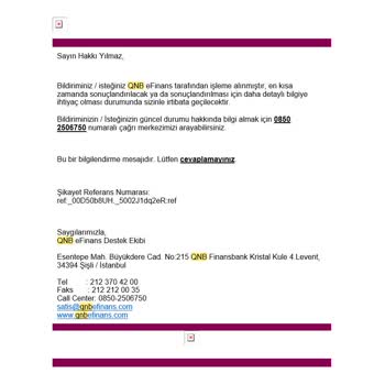 QNB E Finans Portal Çalışmıyor