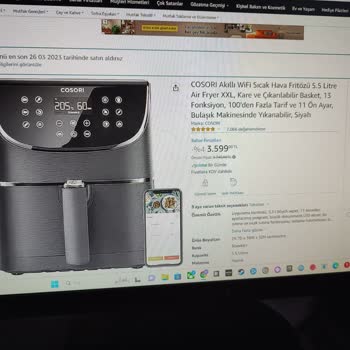 Cosori 24 Saat Geçmeden Aldığım Ürünün Fiyatı İndi Fark İadesi Talebi