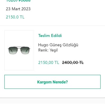 Hugo Boss Boyner'den Aldığım Ürün Lekeli Tozlu Ve Çizikleri Var