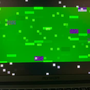 Monster Notebook Monster Huma Glitch Ekran