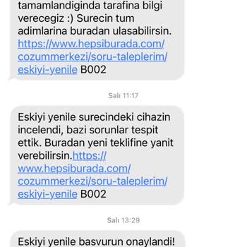 Hepsiburada İPhone Eskiyi Yenile Bedelimi Ödemediler!