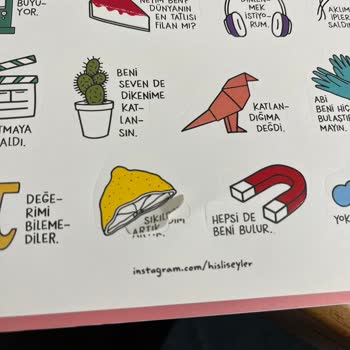 Keskin Color Hisli Şeyler Defteri Basım Hatası.