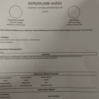 Epttavm Kargosu Paramparça Geldi Mağdurum!
