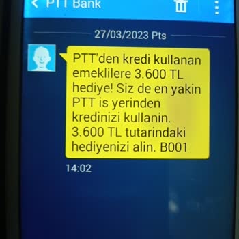 PTT Bank Emekliyi Kredi Çekeceksiniz Diye Zorluyor
