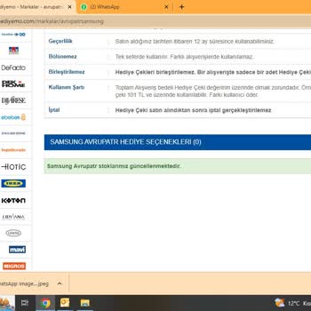 Hediyemo Hizmet Veremiyor Paranızı Kullandırmıyor
