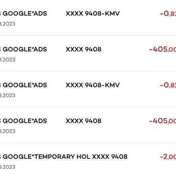 Google Ads Kartımdan Para Çekti