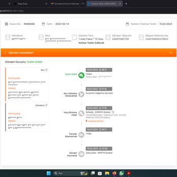 Karaca Züccaciye  Geri Dönüş Sağlanmadı