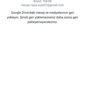 WhatsApp Sohbet Yedeği Uçtu