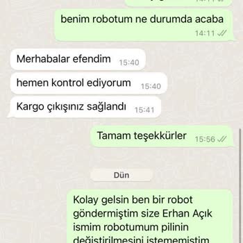 Robot Hastanesi İzinsiz Orijinal Bataryayı Değiştirdiler.