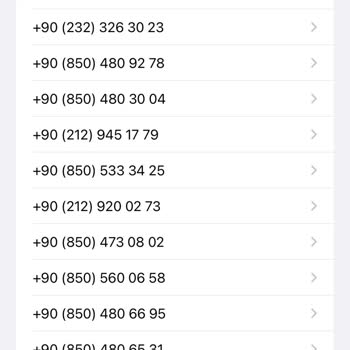 Turkcell'in 0850 Li Numaraları Engelleyememesi