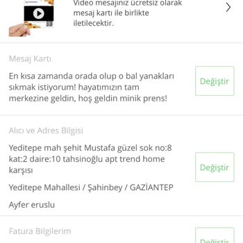 Çiçek Sepeti Sipariş Hakkında