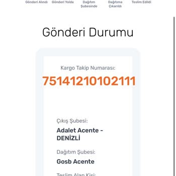 Sürat Kargo İznim Dışında Teslim Etmeden Teslim Edildi Göstermesi