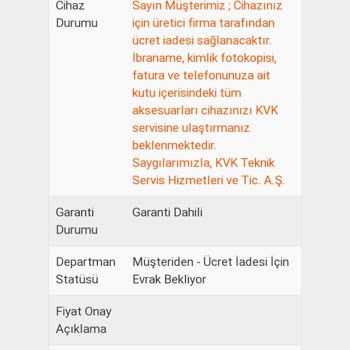 Alcatel Marka Telefon Ücret İadesi