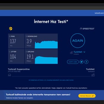 Turkcell Superonline Hız ve Bağlantı Sorunu