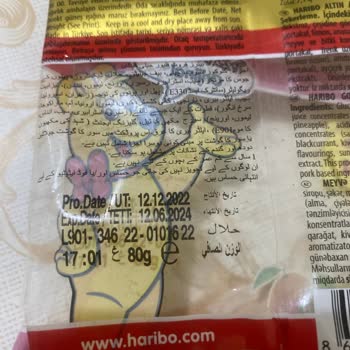 Haribo Erimiş Ve Donmuş Jelibon