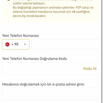 Binance Cihaz Değişikliği Sebebiyle Giriş Sorunu Yaşıyorum