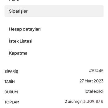 Alisveriss.com Ürün Yollanmadı