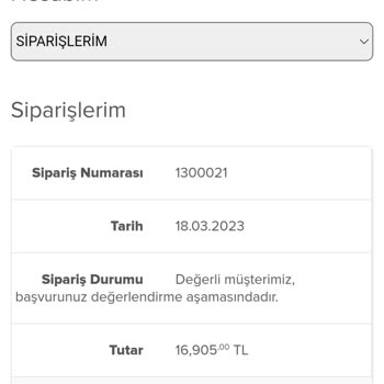 Evkur İptal Edilen Ürünün Borç Çıkartılıp KKB İşlenmesi.