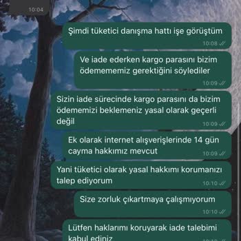 Minetan Butik Paramı İade Etmiyorlar, Mesajlara Cevap Vermiyorlar