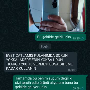 Otomert.com.tr Oto Mert Yedek Parça Nın Kırık Ürün Gönderip Kabul Etmemesi