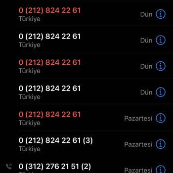 0850 Ve 212 Numaralardan Aranmak