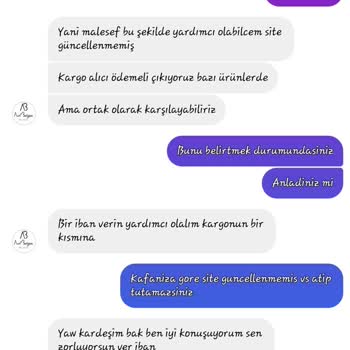 Asel Butiğim Ekstra Kargo Ücreti Alındı