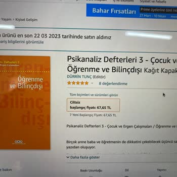 Amazon.com.tr Sipariş Sorunu
