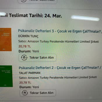Amazon.com.tr Sipariş Sorunu