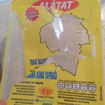 Alatat Salamura Özensiz Paket Kart Yırtık Damarlı Salamura Yaprak