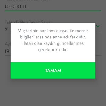 TEB Kimlik Bilgileri Güncelleme