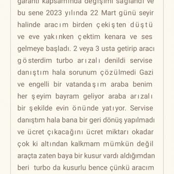 Renault Talisman Kronik Turbo Arızası