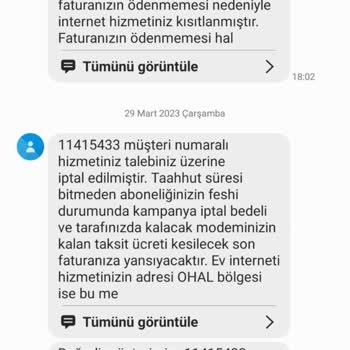 Vodafone Net Usulsüzlükle İptal İşlemi Vodafone
