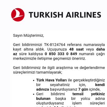 THY 6 Şubat'tan Beri Param Yatırılmadı