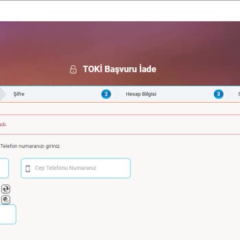 Halkbank TOKİ İade İşlemleri 'başvuru Kaydı Bulunamamıştır Sorunu