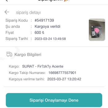 Gardrops Ürün Onaylanmaması