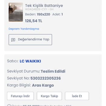 LC Waikiki Deprem Seferliği Kargoyu Afad'a Vermesi