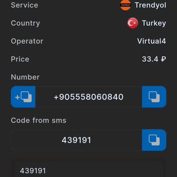 5sim.net Kullanılmış Numara Veriyor