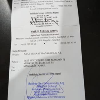 Aydın Saat Den Aldığım Saat Düzgün Çalışmıyor