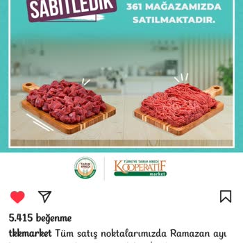 Tarım Kredi Kooperatif Market Fiyat Farkı Reklamdaki Fiyatı İle Market Fiyatı Uyuşmuyor