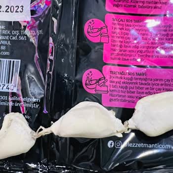 File Market Dondurulmuş Mantıdan İp Çıkması