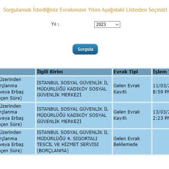 SGK Askerlik Borçlanması Başvurusu
