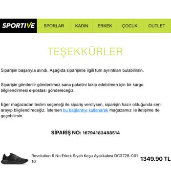 Ankamall Sportive Mağazası Toksöz Spor Malzemeleri