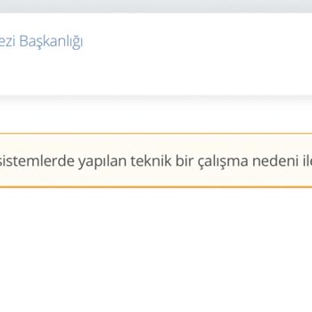 E-Devlet (Turkiye.gov.tr) Erasmus+ Ve Esc Başvuruları Sorunu